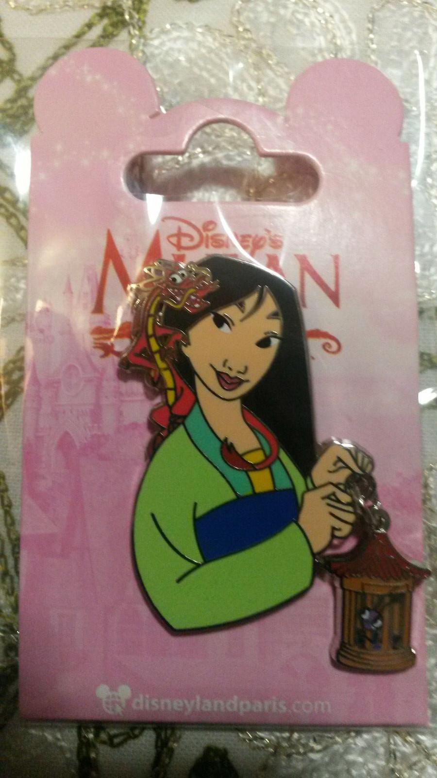Mulan Series 3 Pins Mushu Mulan lantern Crickee Disney Paris Dlrp Dlp 2018
