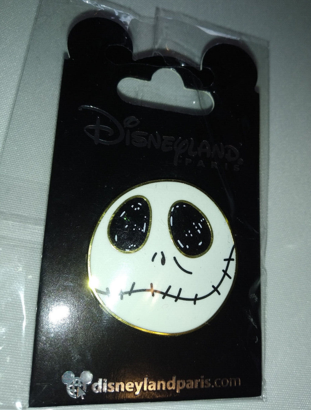 NBC Jack Head Halloween Series Head Disney Land Paris Dlp Glitter 2018 Pin