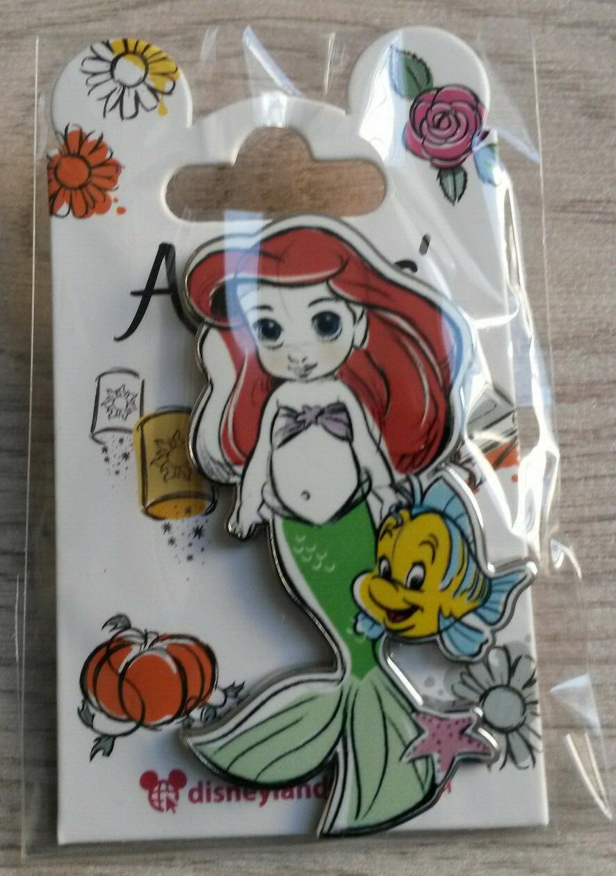 New 2020 Dlp Dlrp - Animator Dolls - Ariel Flounder Child Disney Land Paris Pin