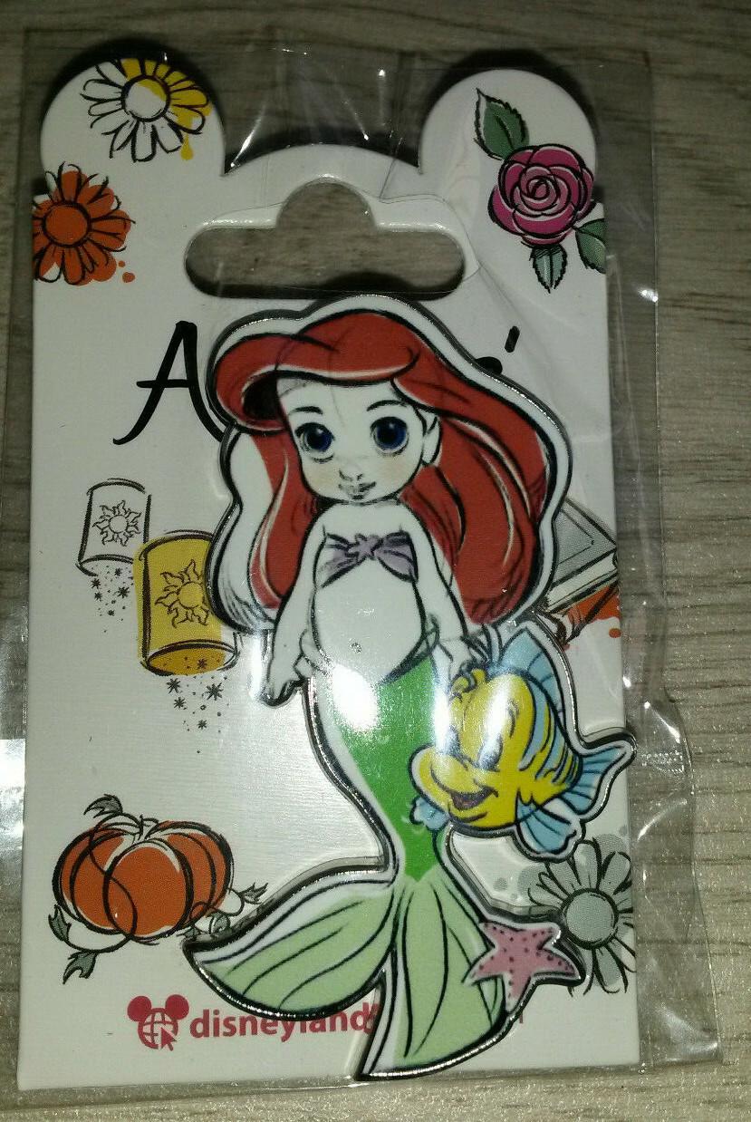 New 2020 Dlp Dlrp - Animator Dolls - Ariel Flounder Child Disney Land Paris Pin