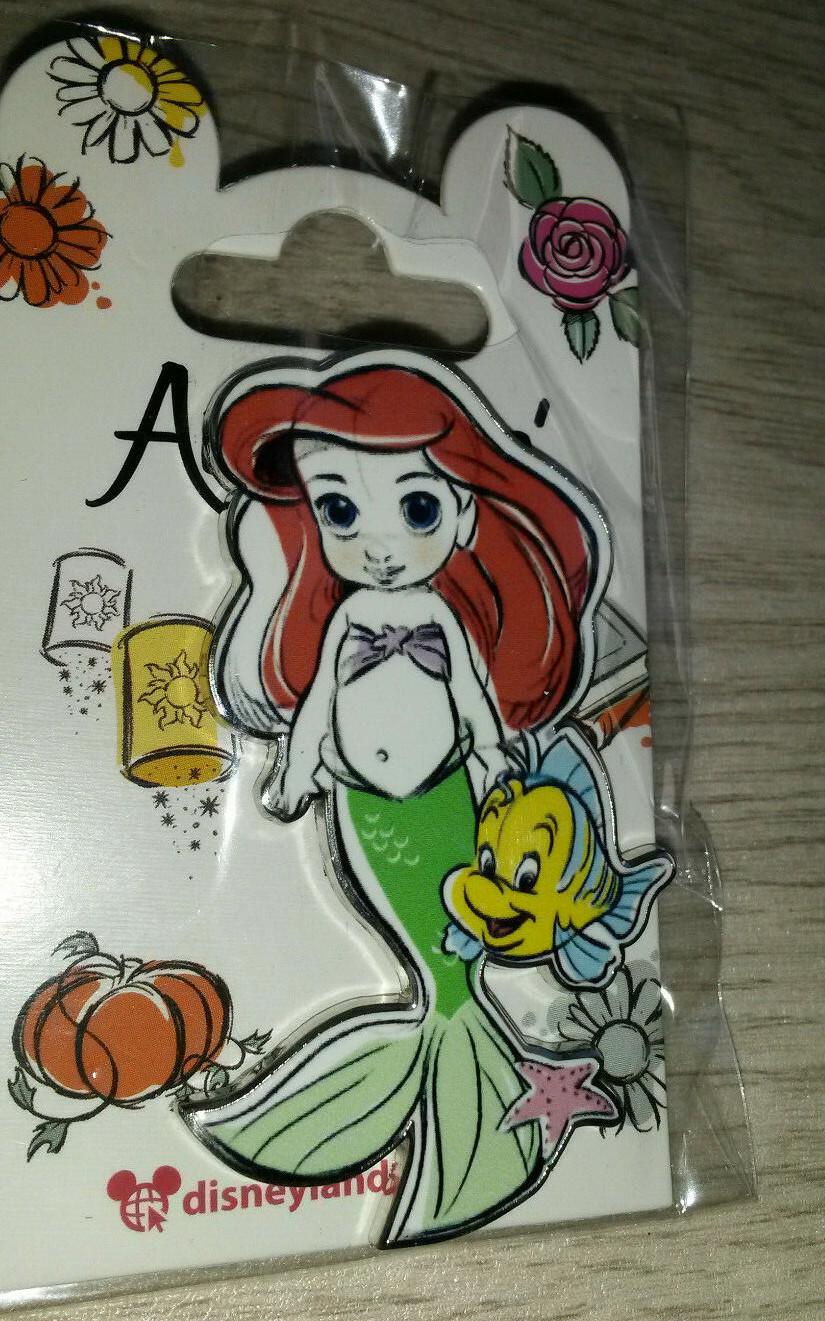 New 2020 Dlp Dlrp - Animator Dolls - Ariel Flounder Child Disney Land Paris Pin