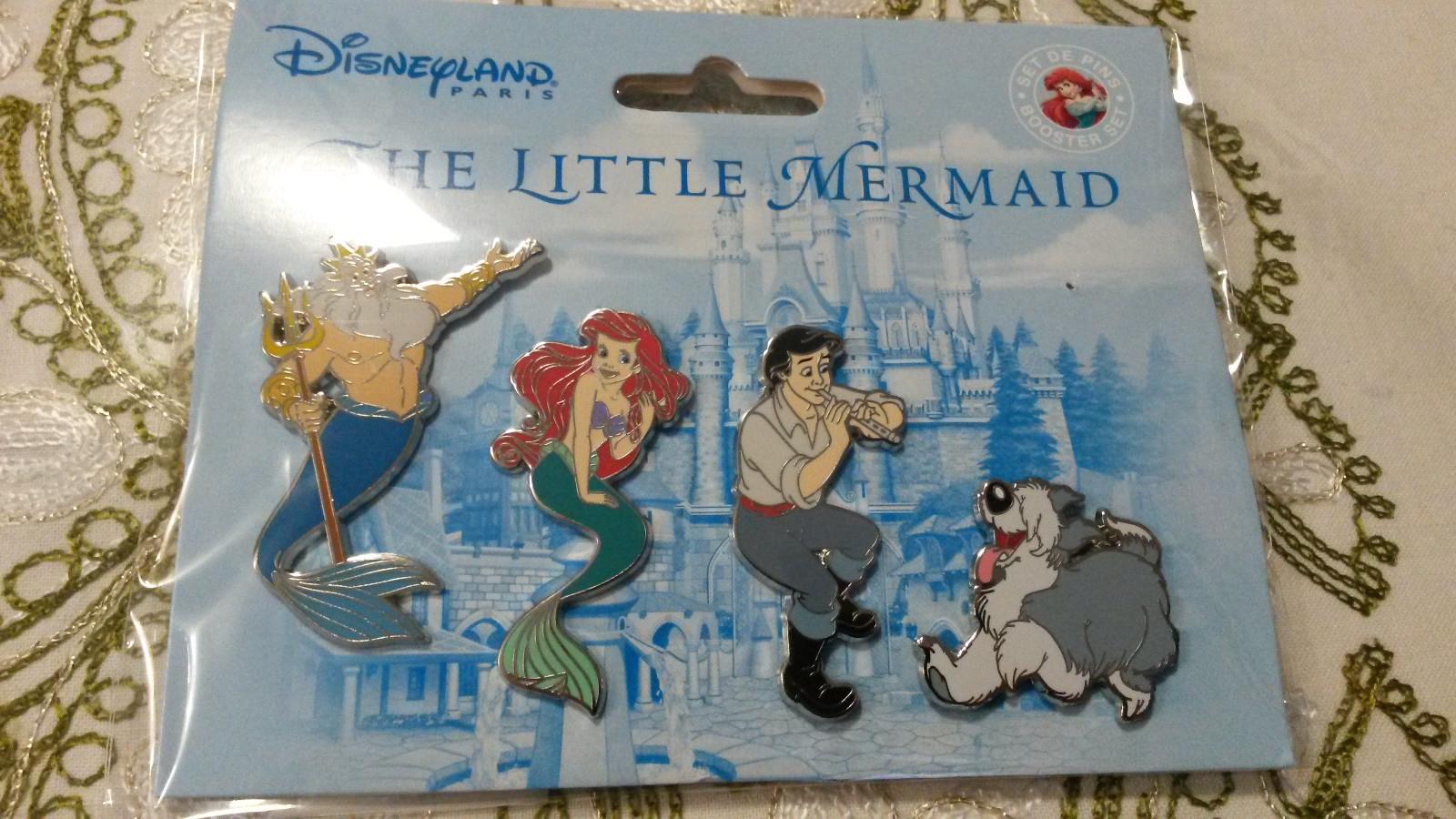 New Ariel The Little Mermaid Set Triton Max Eric Disney Paris Dlrp Dlp 2018 Pin