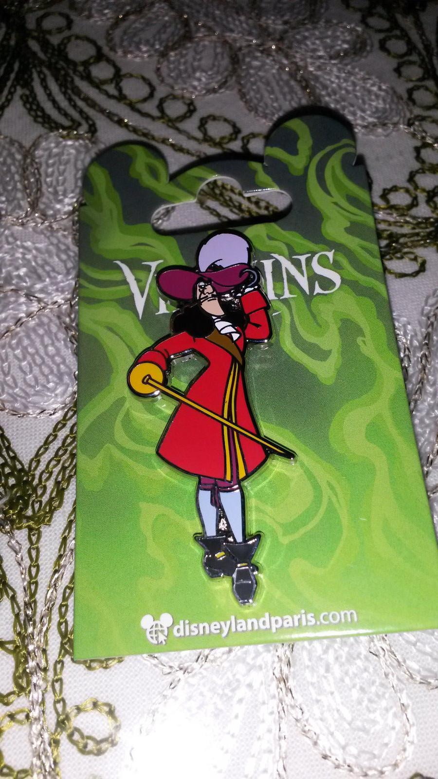 New Captain Hook w Sword Villain Series Disney Paris DLRP DLP September 2018 Pin
