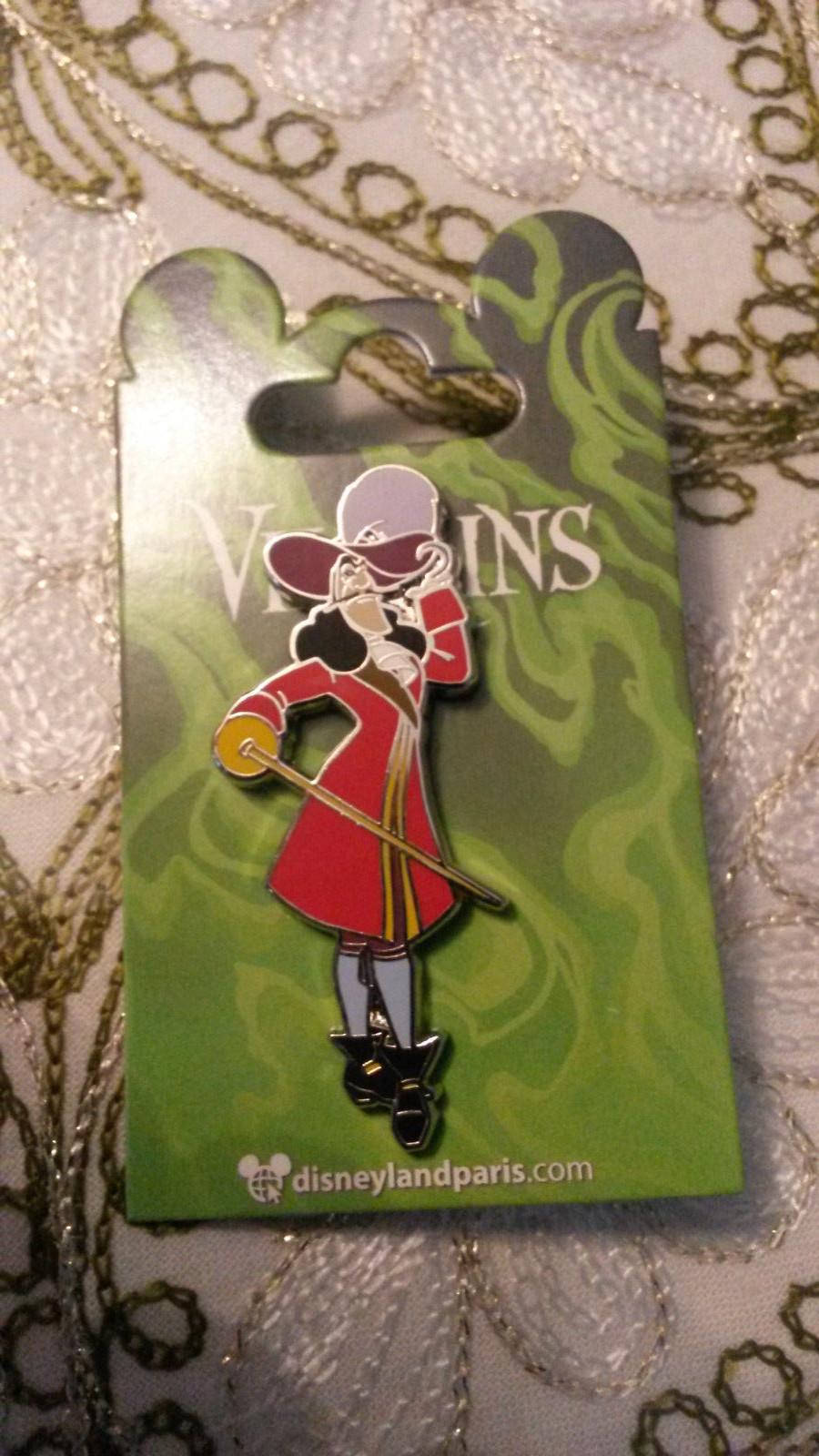 New Captain Hook w Sword Villain Series Disney Paris DLRP DLP September 2018 Pin