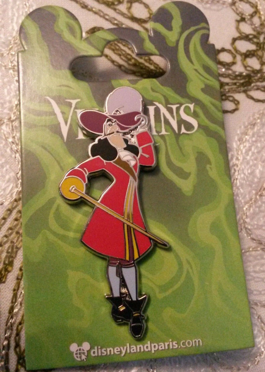 New Captain Hook w Sword Villain Series Disney Paris DLRP DLP September 2018 Pin