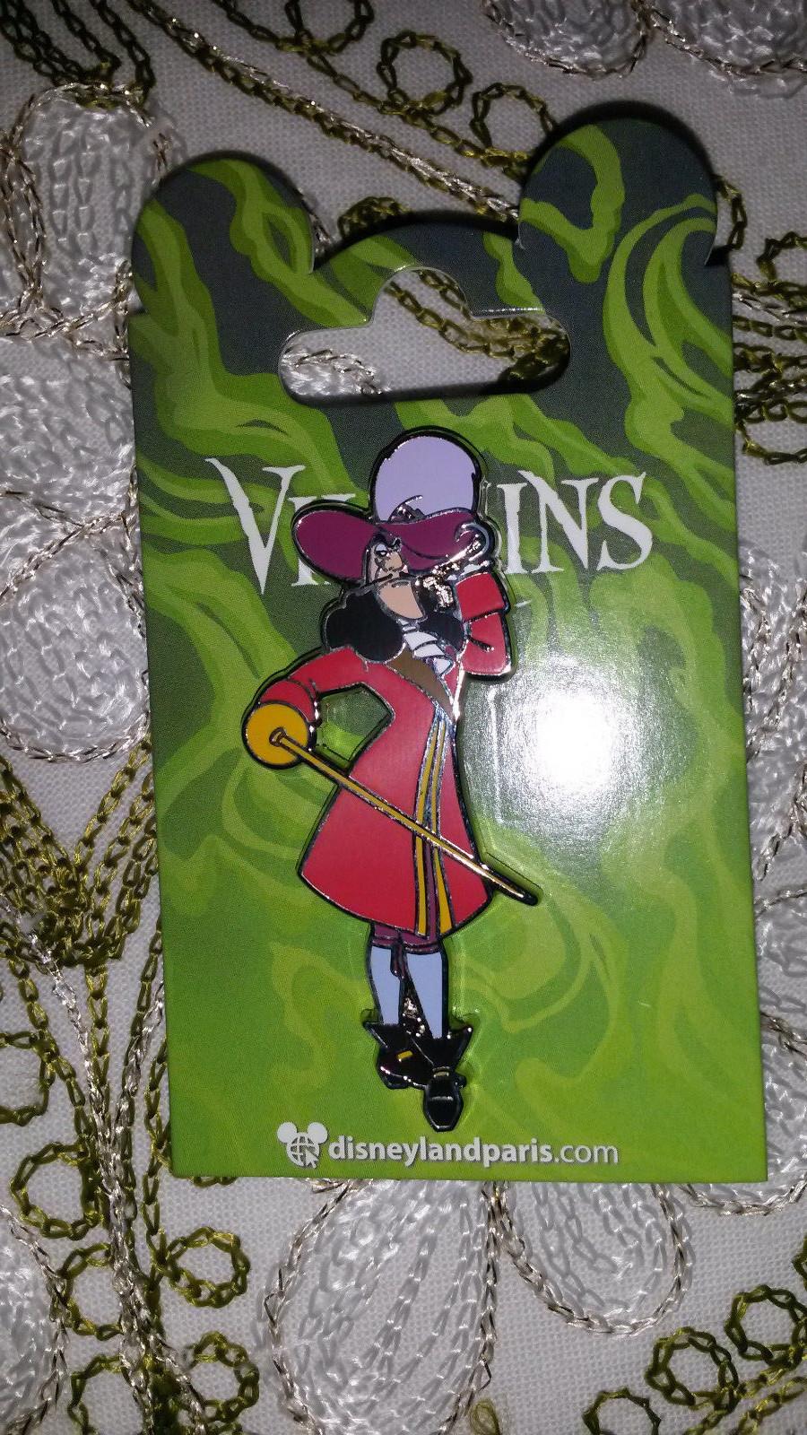 New Captain Hook w Sword Villain Series Disney Paris DLRP DLP September 2018 Pin