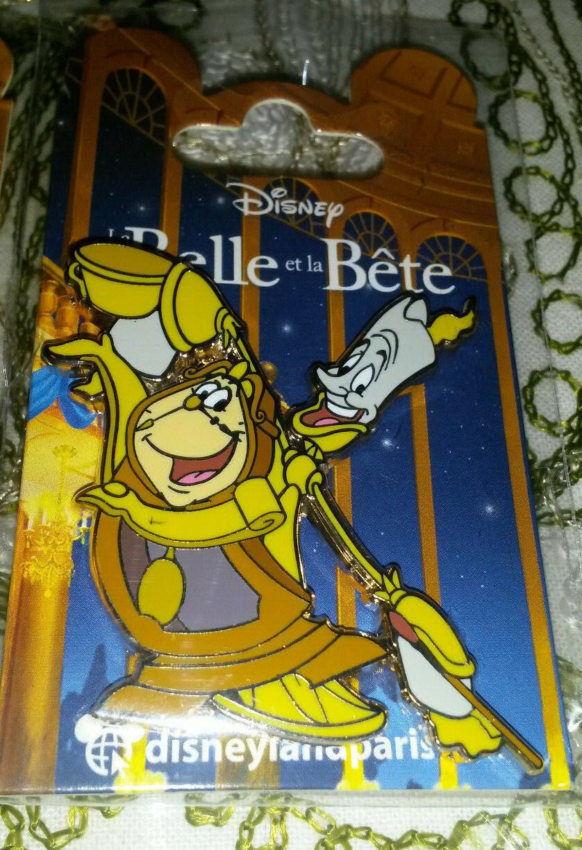 New Cogsworth Lumiere Beauty & the Beast Disney Paris Dlrp Dlp December 2019 Pin