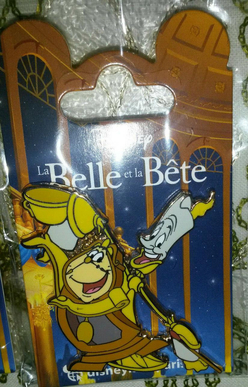 New Cogsworth Lumiere Beauty & the Beast Disney Paris Dlrp Dlp December 2019 Pin