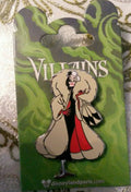 New Cruella Devil Fur Coat Villain Series Disney Paris DLRP DLP Sept. 2018 Pin