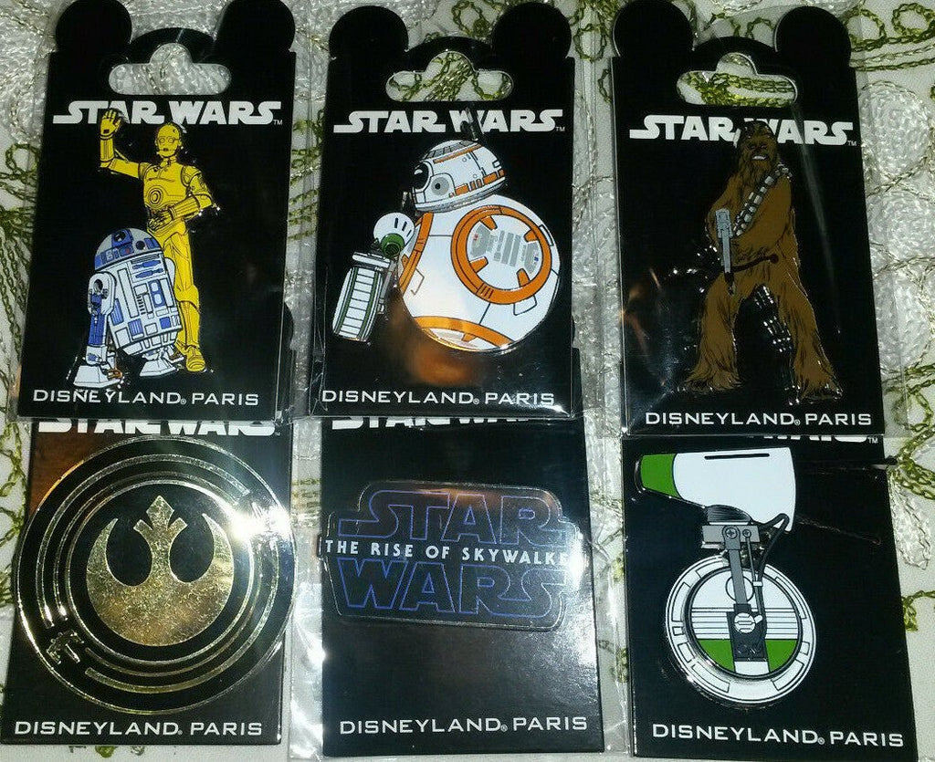 New December 2019 Star Wars Series 6 Pins Disney Land Paris Dlrp Dlp Pins