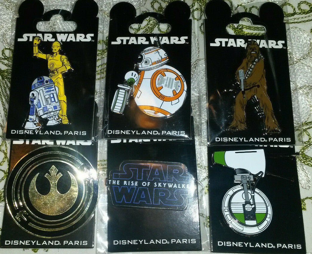 New December 2019 Star Wars Series 6 Pins Disney Land Paris Dlrp Dlp Pins