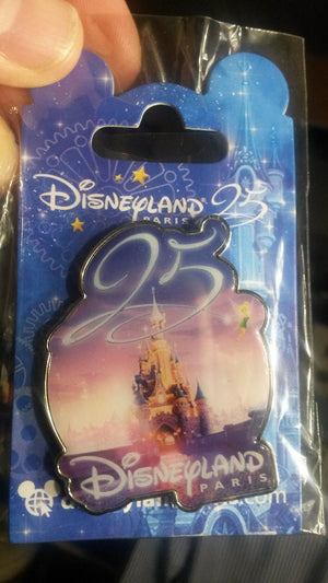 新 ディズニーランド・パリ 25周年記念城 ティンカーベル DLRP DLP 2017 ピン