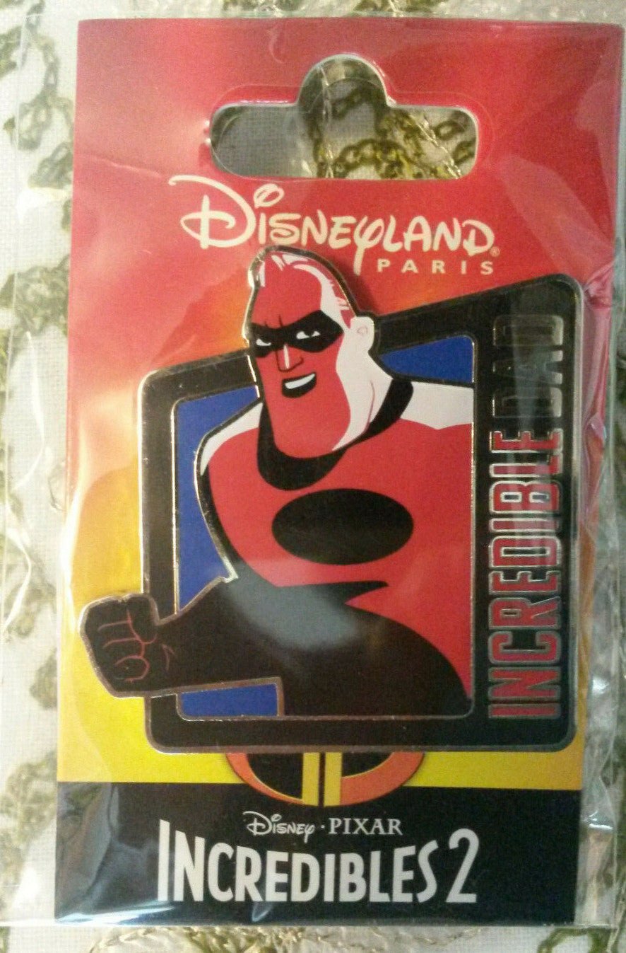 New June 2018 Incredibles 2 Series Bob Dad Disney Land Paris Dlrp Dlp Pin