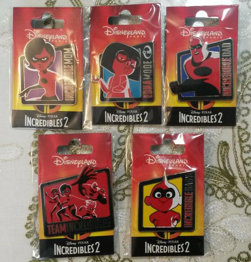 New June 2018 Incredibles 2 Series Bob Dad Disney Land Paris Dlrp Dlp Pin