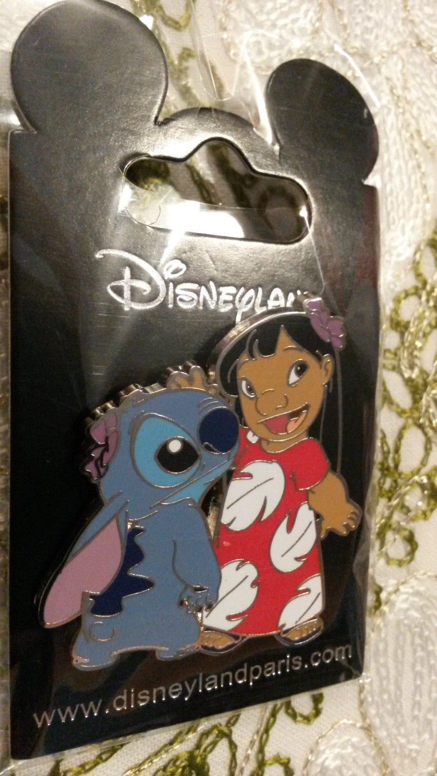 New Lilo and Stitch Flower in Hair Disney Land Paris Dlrp Dlp December 2017 Pin