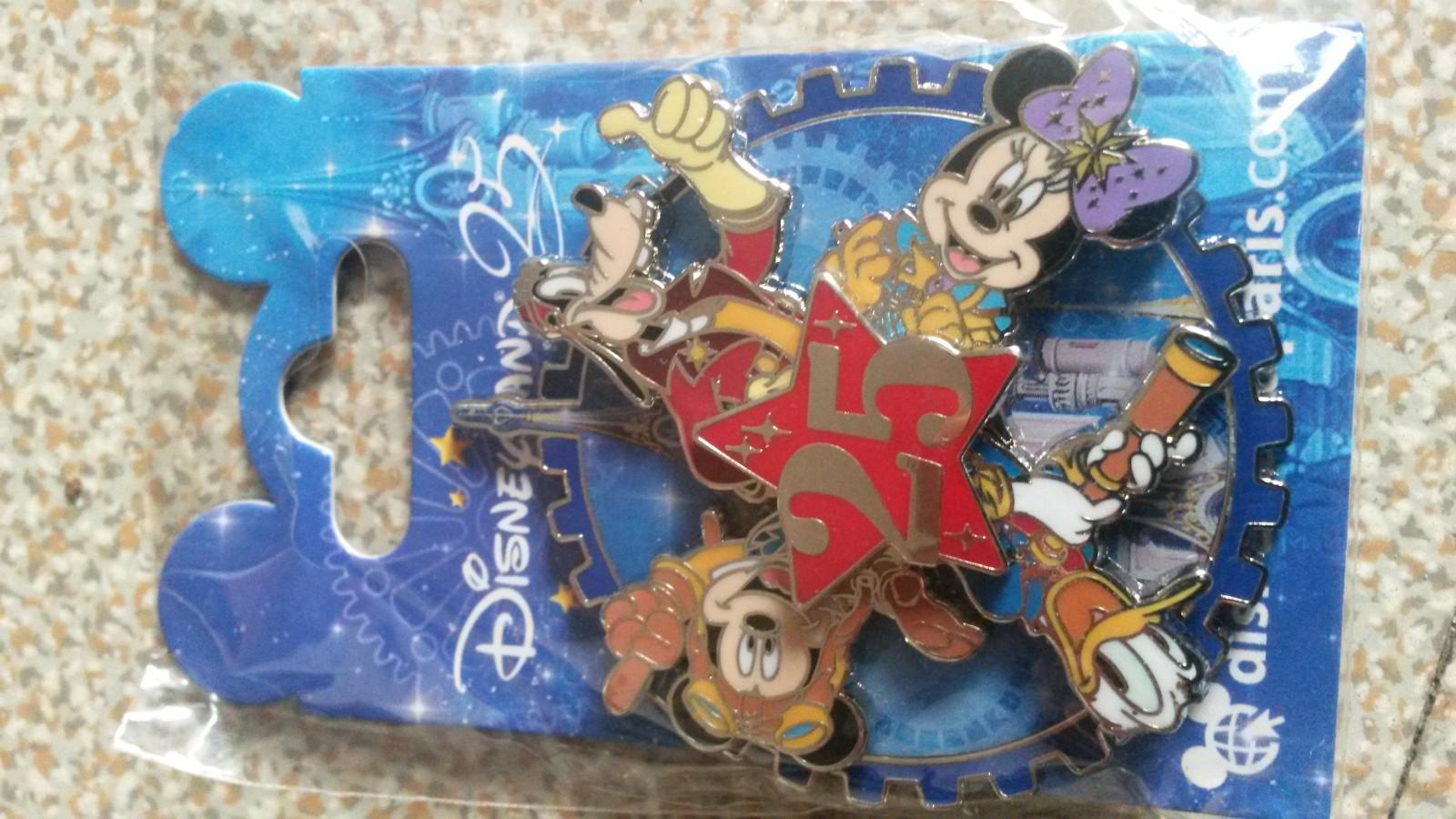 New Mickey and Friends Spinner Disney L Paris 25th anniversary Dlrp Dlp 2017 pin