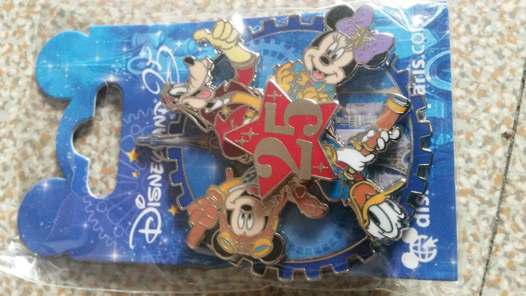 New Mickey and Friends Spinner Disney L Paris 25th anniversary Dlrp Dlp 2017 pin