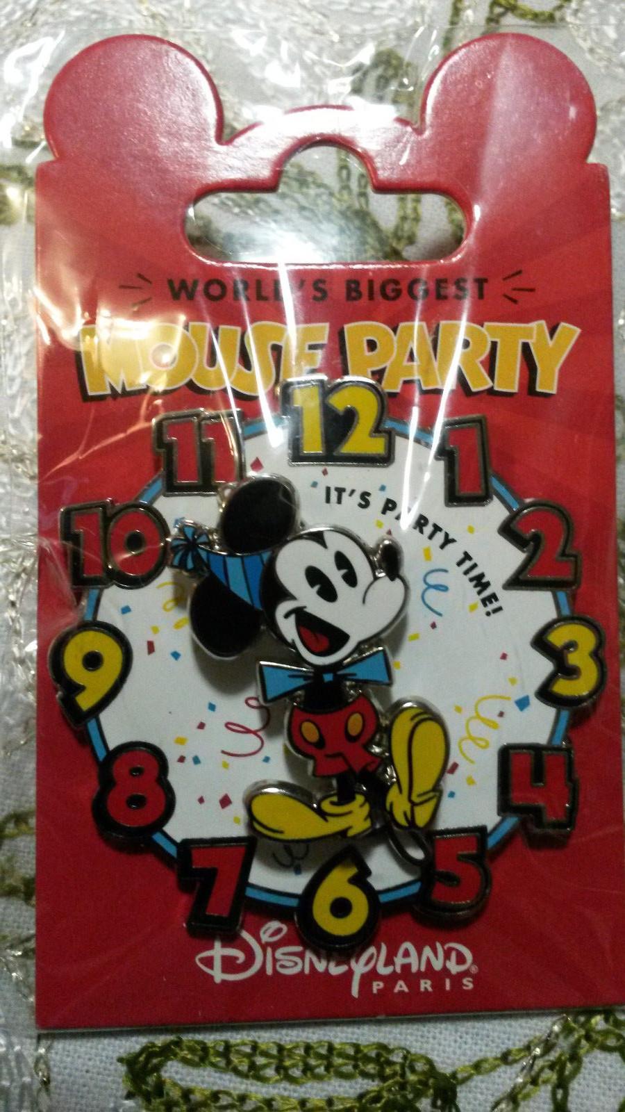 New November 2018 Celebrate Mickey 90th Clock Disney L Paris Dlrp Dlp Move Pin