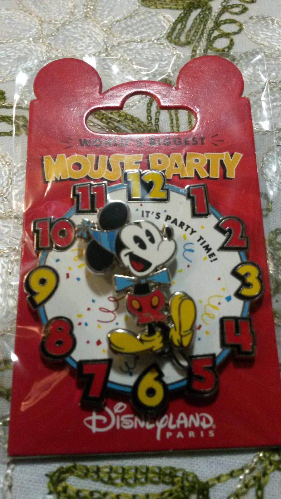 New November 2018 Celebrate Mickey 90th Clock Disney L Paris Dlrp Dlp Move Pin