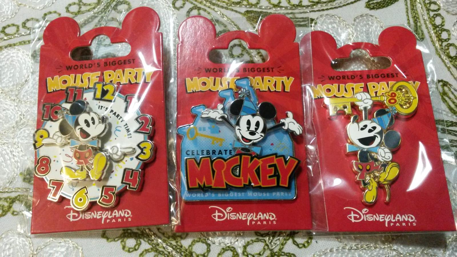 New November 2018 Celebrate Mickey 90th Clock Disney L Paris Dlrp Dlp Move Pin