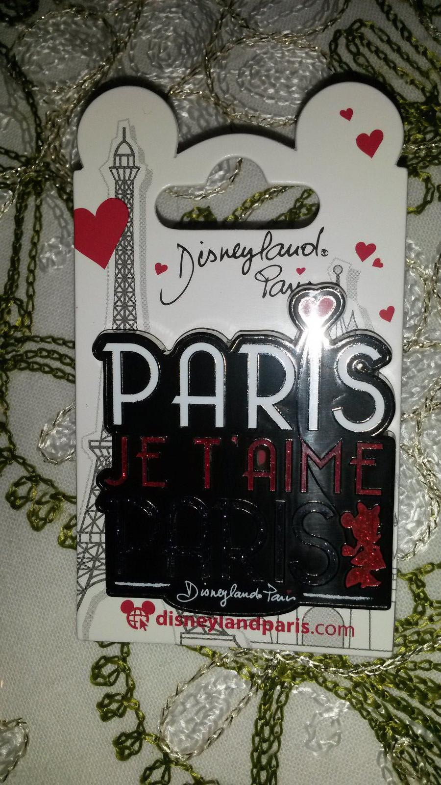 New Paris I love You Je t'aime with Minnie Disney Paris Dlrp Dlp July 2018 Pin