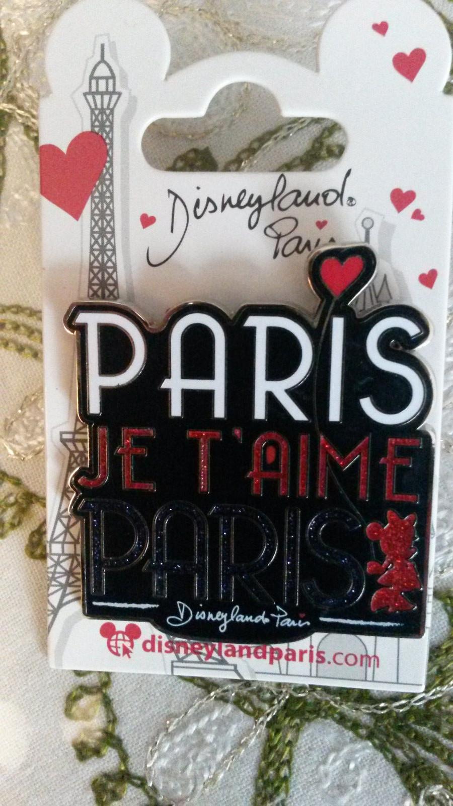 New Paris I love You Je t'aime with Minnie Disney Paris Dlrp Dlp July 2018 Pin