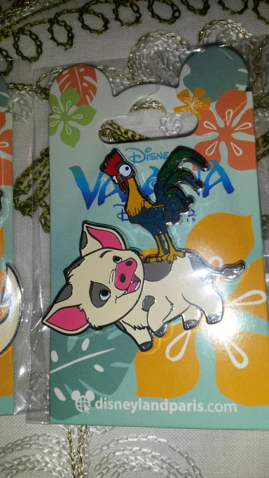 New Pua 2019 and Pua and Hei Hei 2016 Vaiana Disney Land Paris Dlp 2 Pins