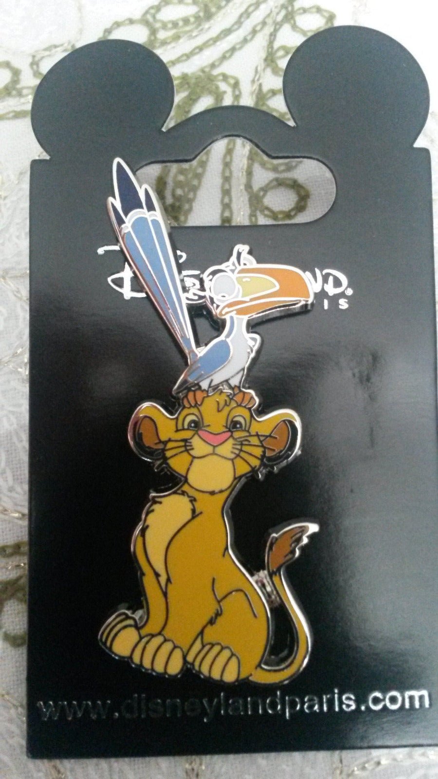 New Simba and Zazu The Lion King February 2018 Disney Land Paris DLRP Dlp Pin