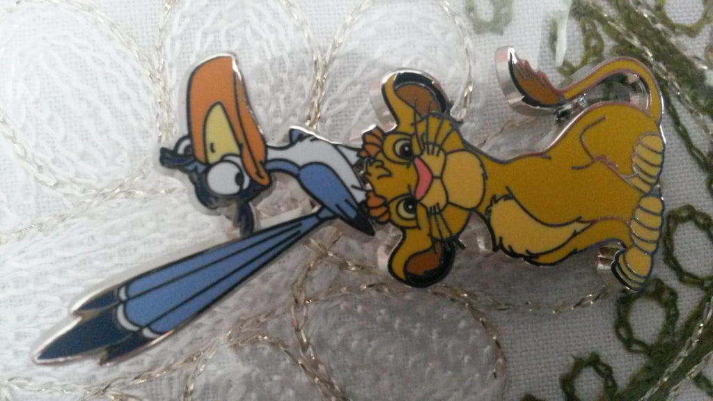 New Simba and Zazu The Lion King February 2018 Disney Land Paris DLRP Dlp Pin