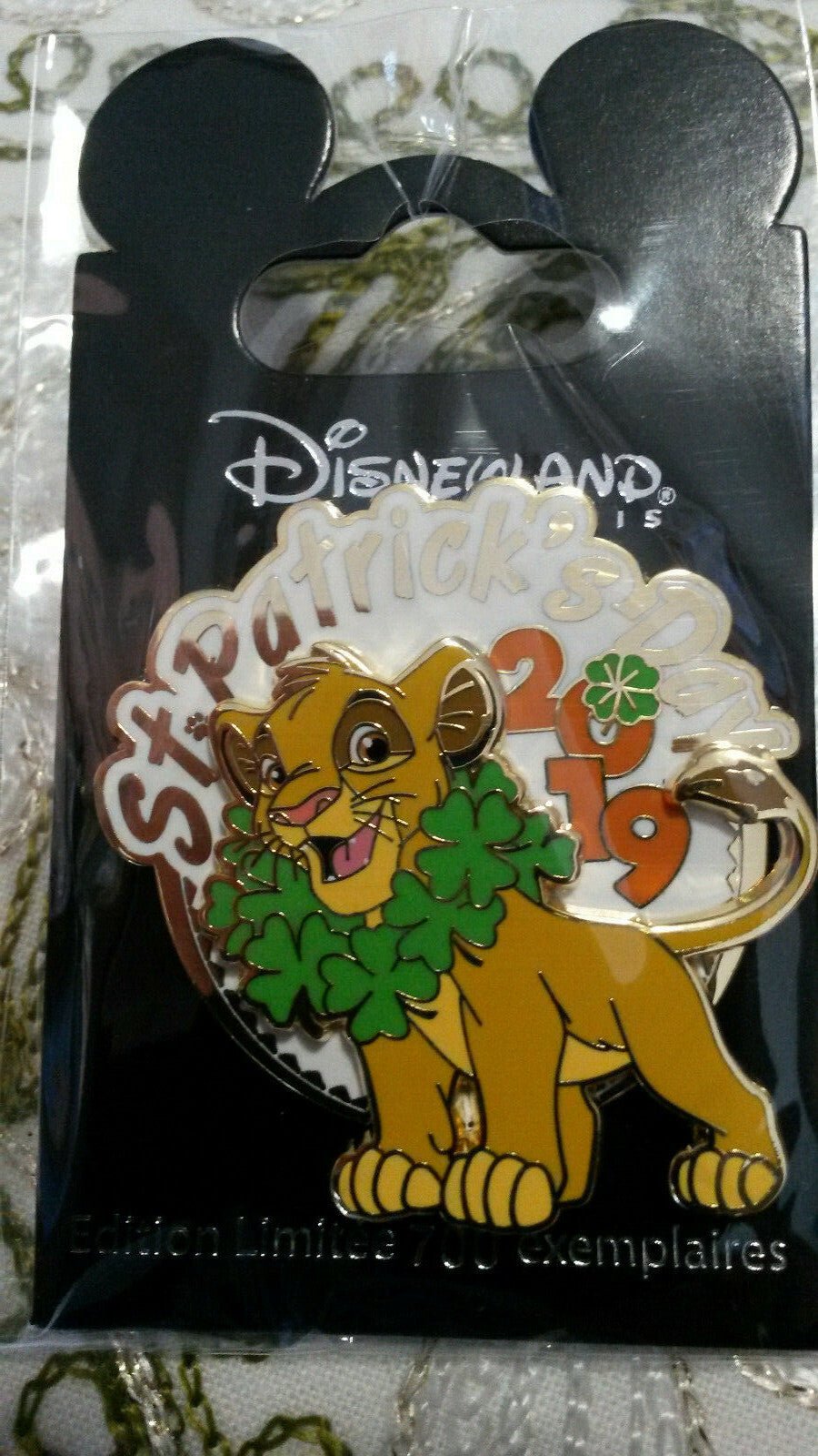 New Simba Cub St Patrick's Day LE 700 Disney Land Paris Dlrp Dlp March 2019 Pin on Pin