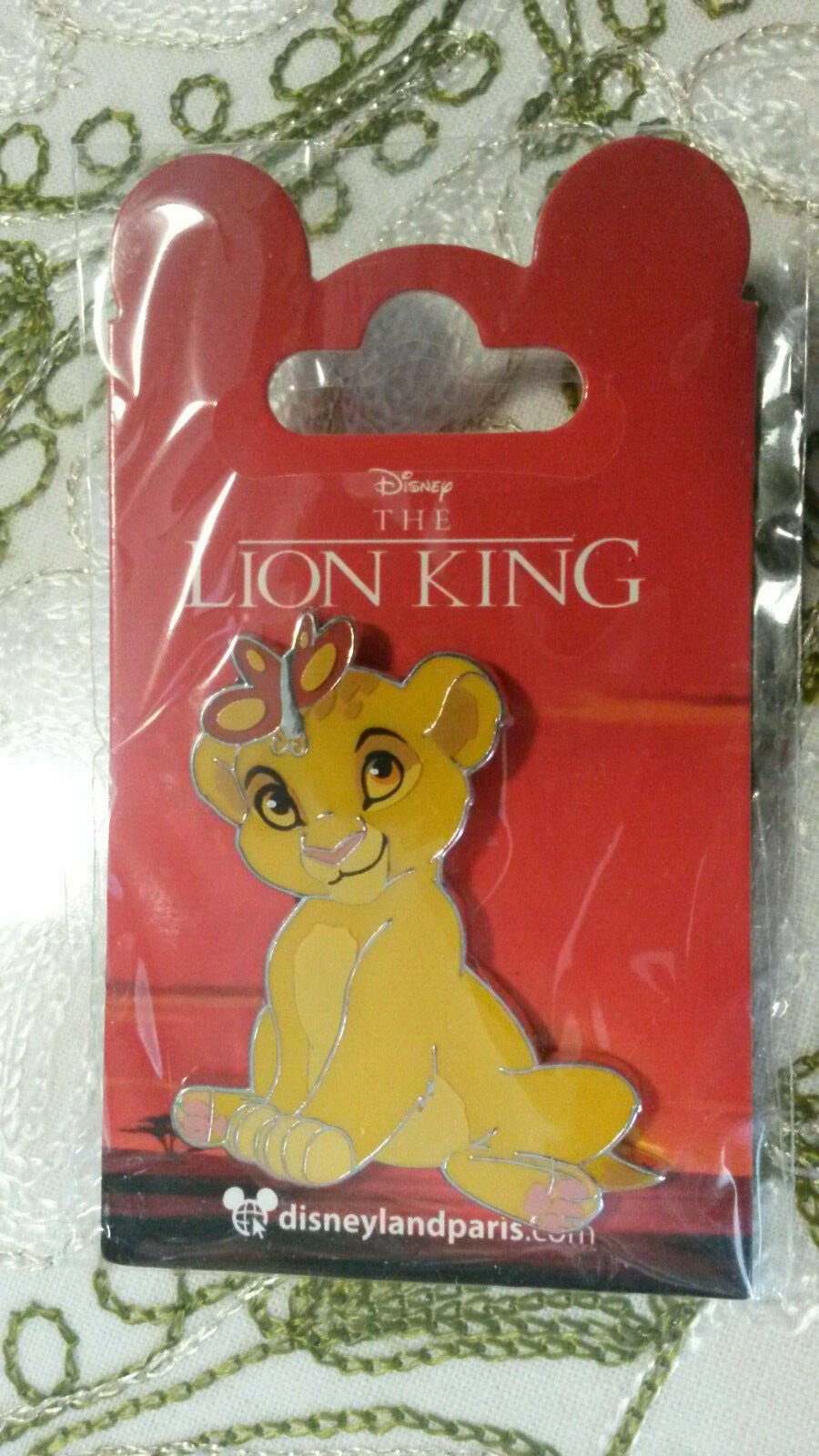 New Simba with Butterfly Lion King Disney Land Paris Dlrp Dlp May 2019 Pin