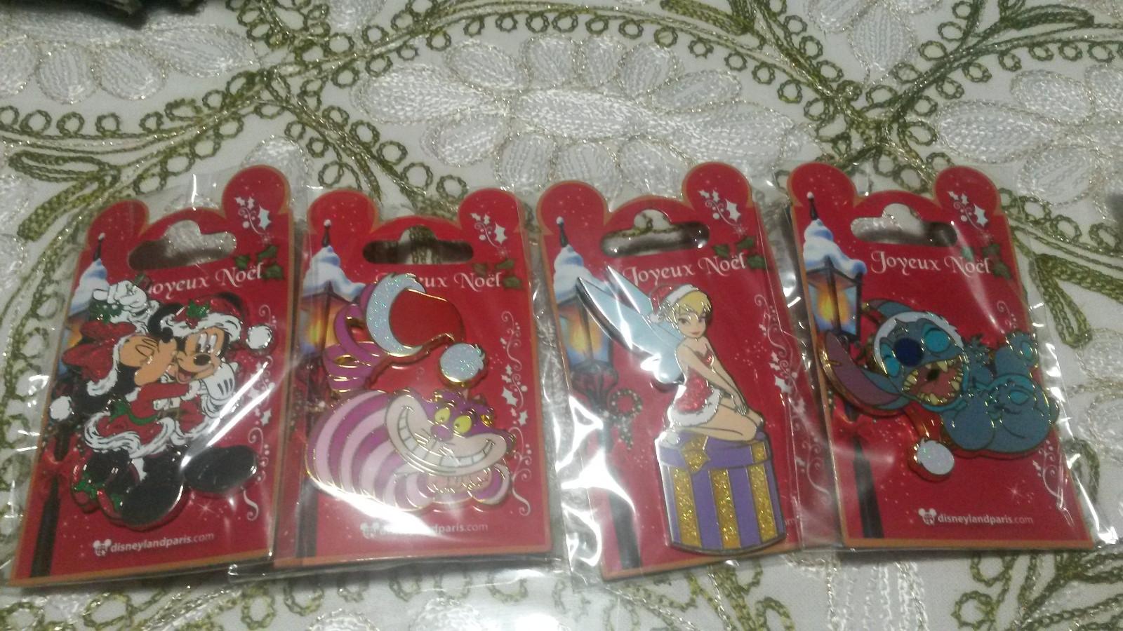 New Stitch with Xmas Red Hat Love Message 2018 Disney Land Paris Dlrp Dlp Pin