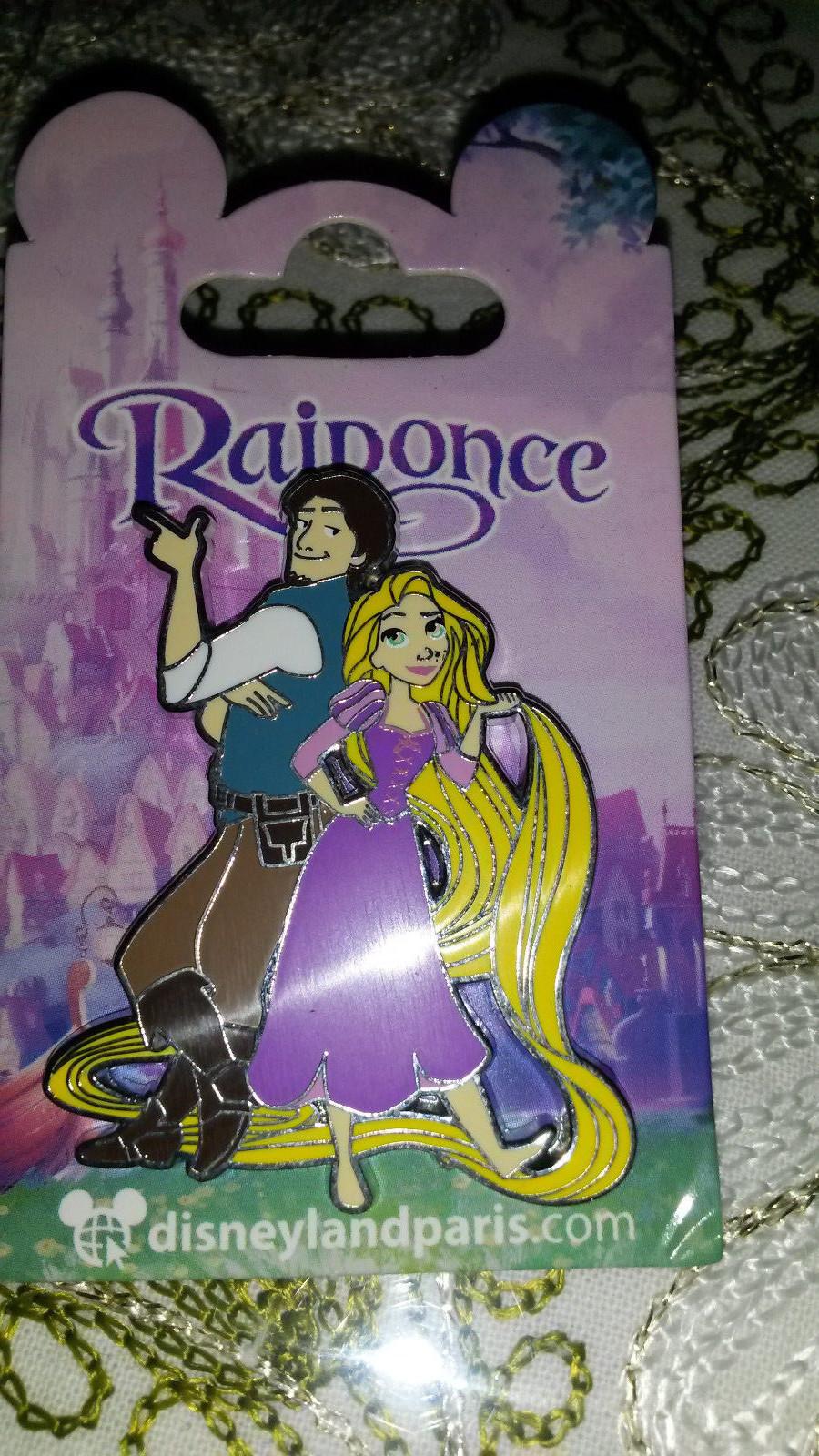 New Tangled Rapunzel and Flynn side by side Disney Land Paris Dlrp Oct 2018 Pin