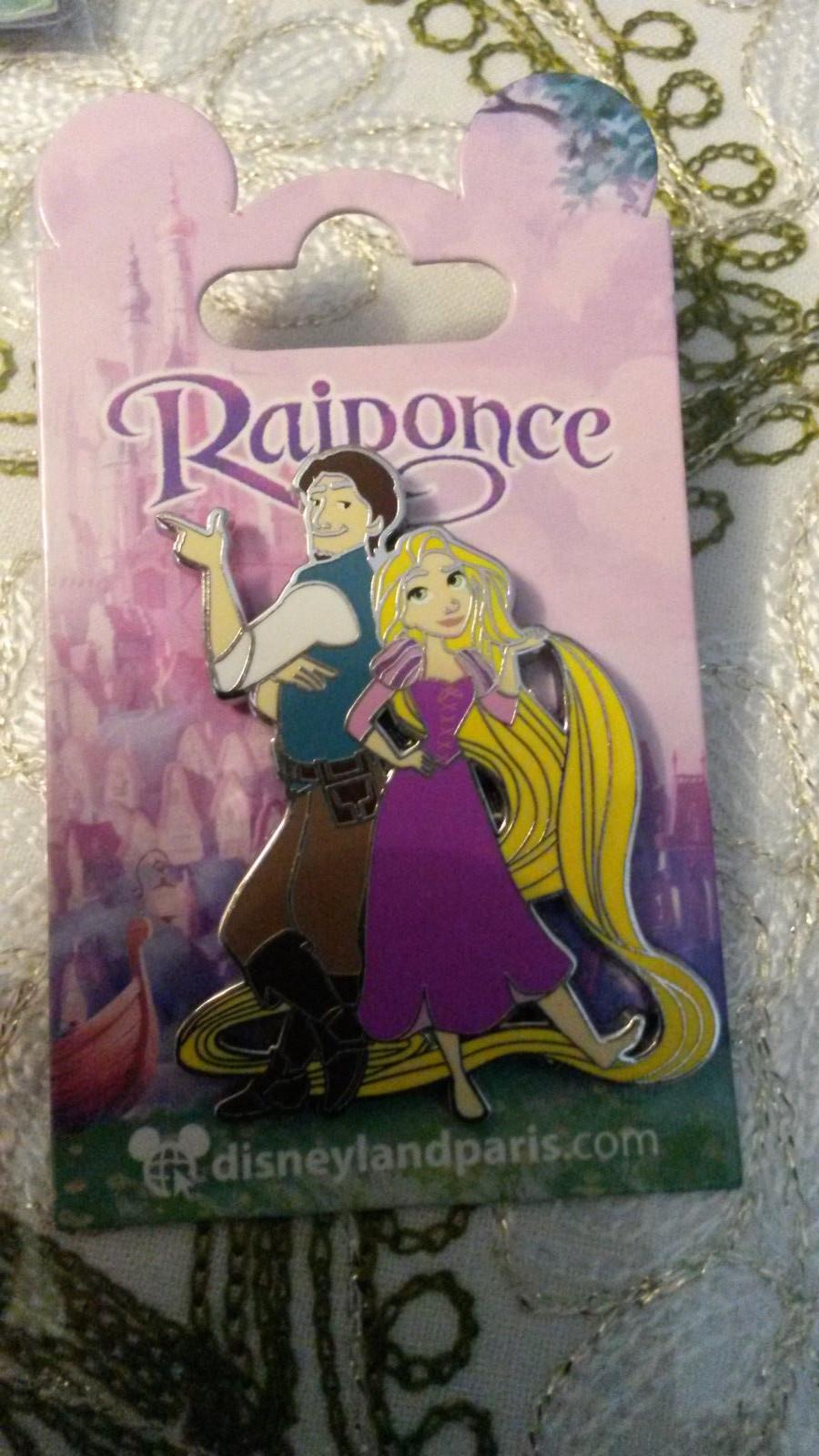 New Tangled Rapunzel and Flynn side by side Disney Land Paris Dlrp Oct 2018 Pin