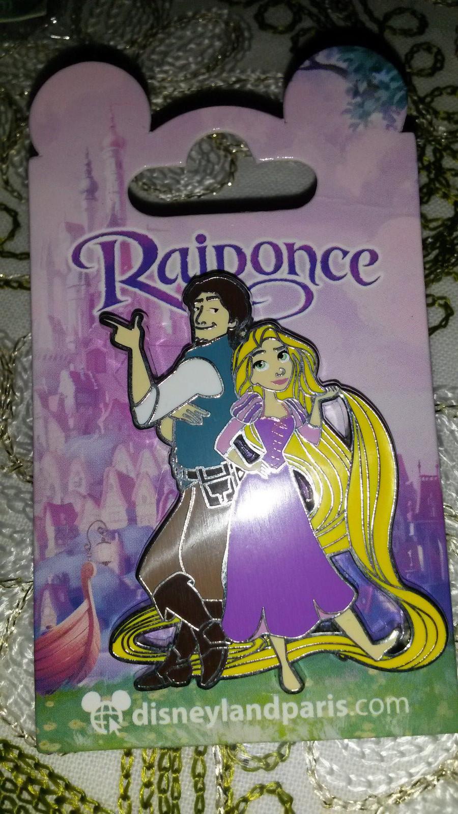 New Tangled Rapunzel and Flynn side by side Disney Land Paris Dlrp Oct 2018 Pin