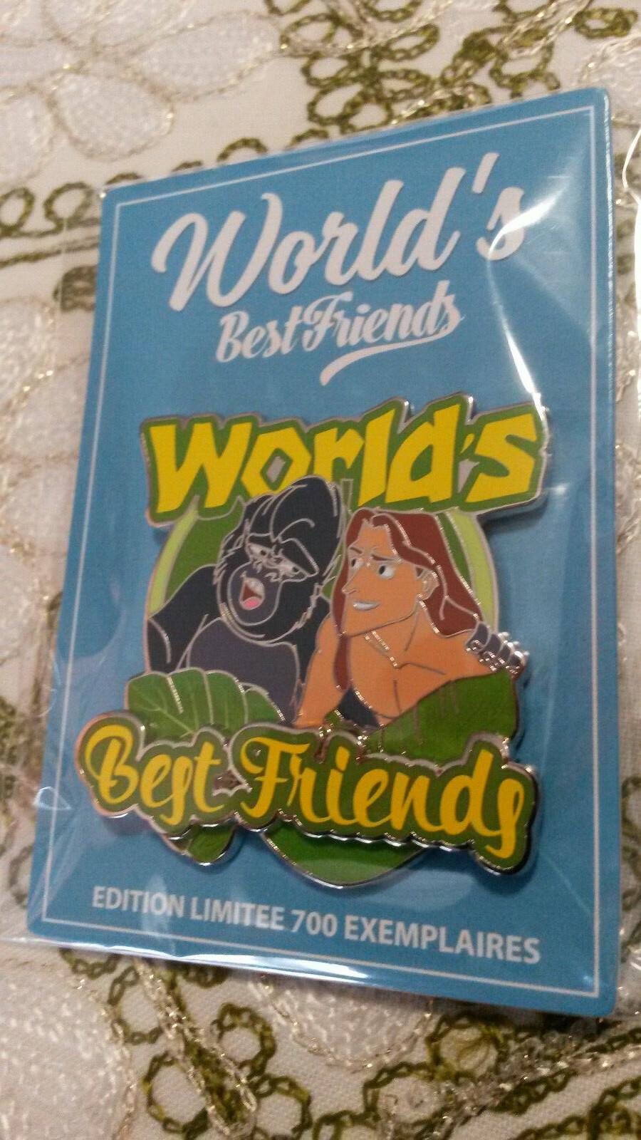 New Tarzan and Terk World's Best Friends LE 700Disney Land Paris Dlrp Dlp March 2019 Pin on Pin