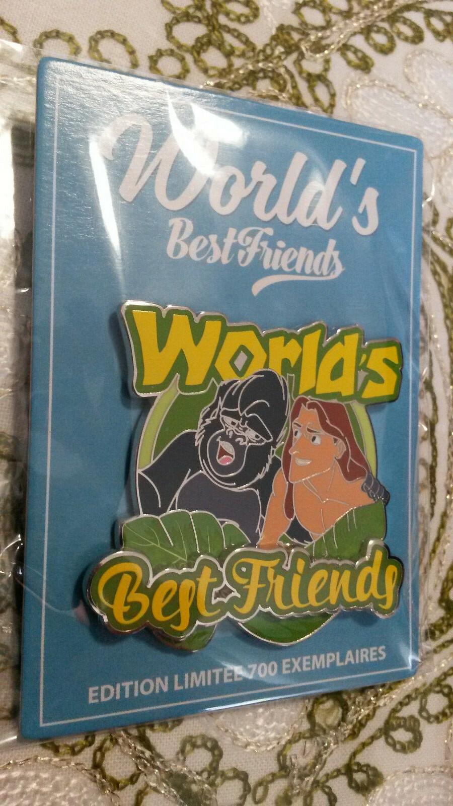 New Tarzan and Terk World's Best Friends LE 700Disney Land Paris Dlrp Dlp March 2019 Pin on Pin