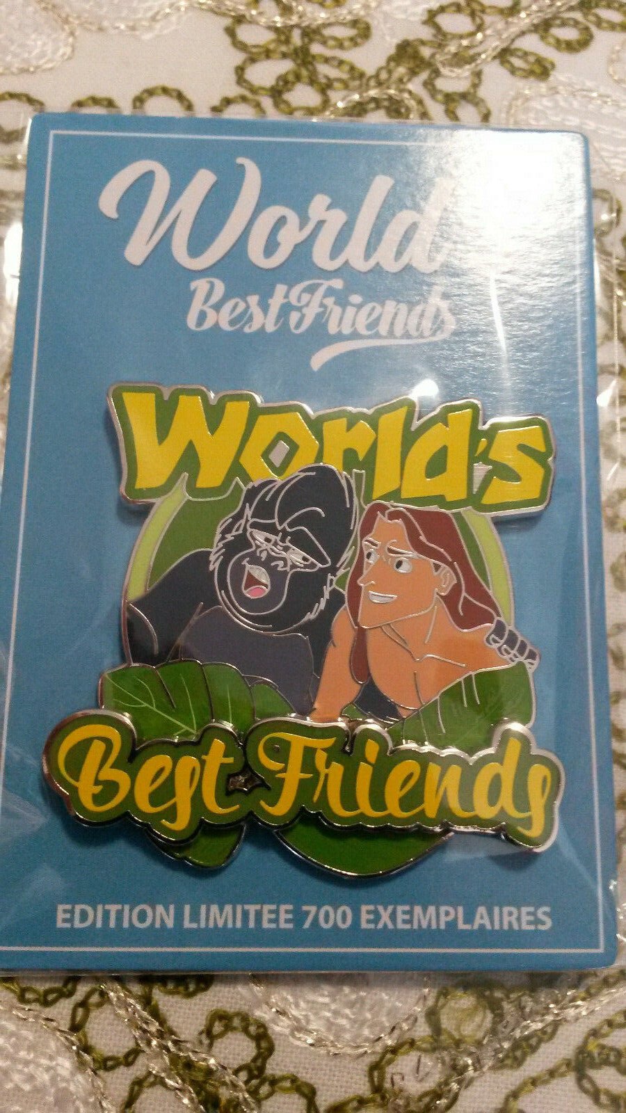 New Tarzan and Terk World's Best Friends LE 700Disney Land Paris Dlrp Dlp March 2019 Pin on Pin