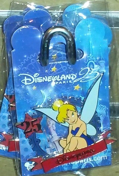 New Tinkerbell round 25th Disney Land Paris anniversary Dlrp Dlp March 2017 pin