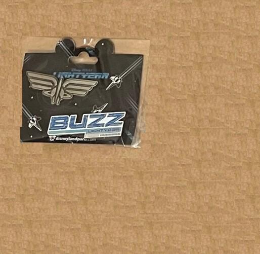 New Toy Story Buzz Lightyear Logo 2 pins set Disney Land Paris Dlp 2022 Pin