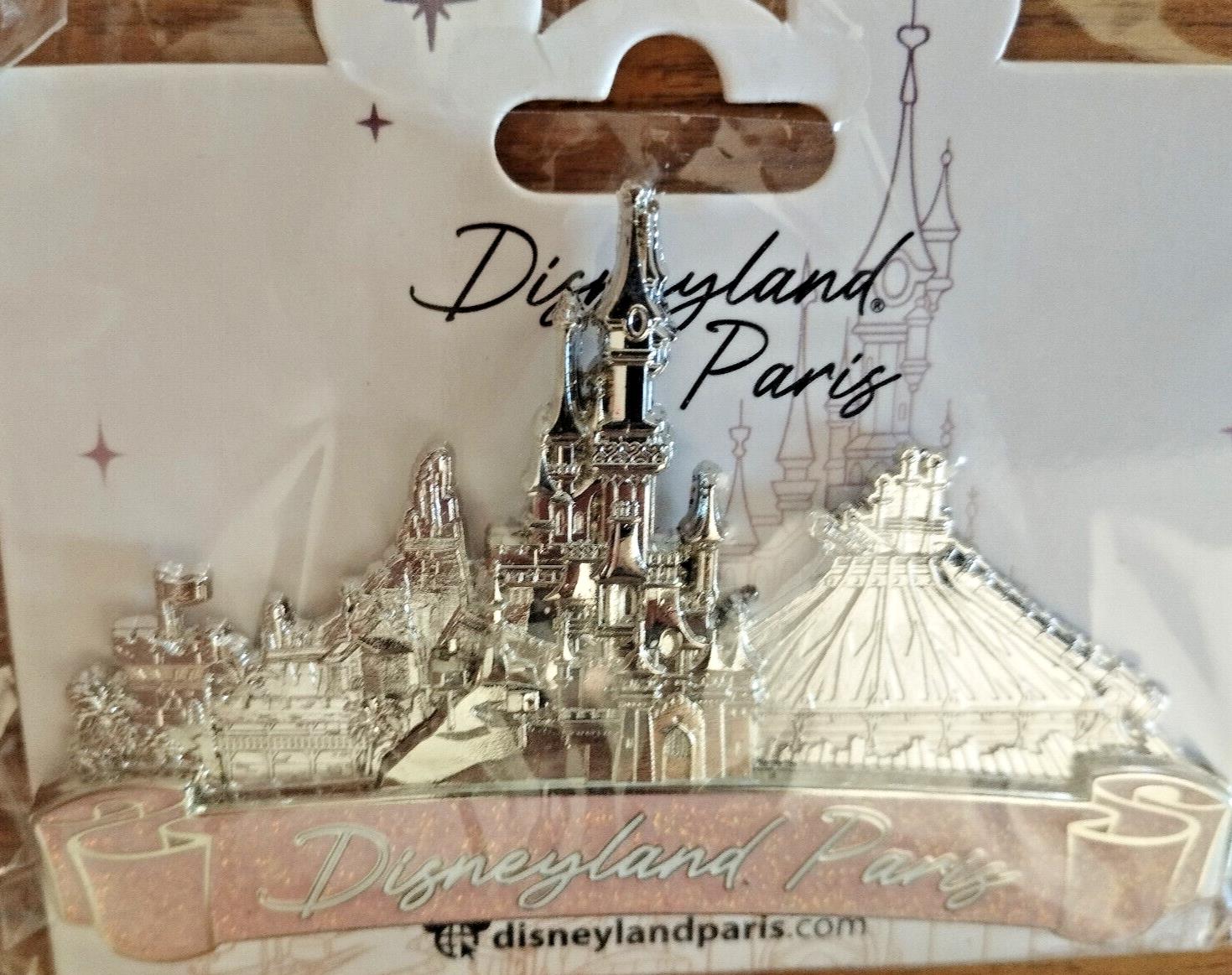 Parkland Attractions Disney Land Paris Park Dlp 04 2023 Glitter Jumbo 3D Pin