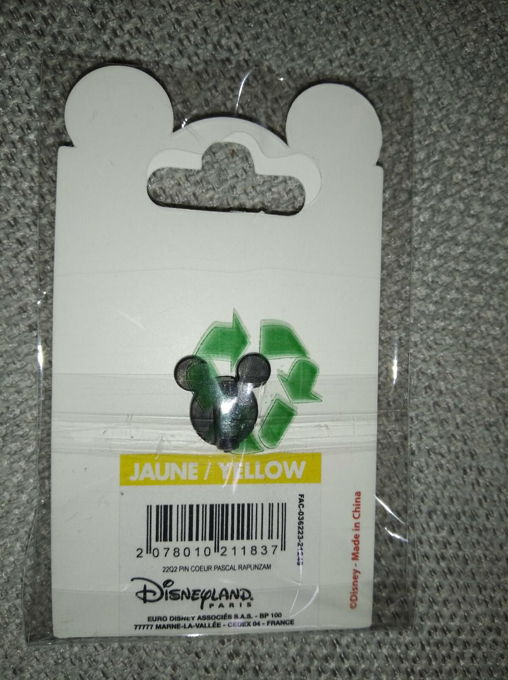 Pascal (Tangled) in Heart Valentine Series Disney Land Paris Dlp Dlrp 2022 Pin