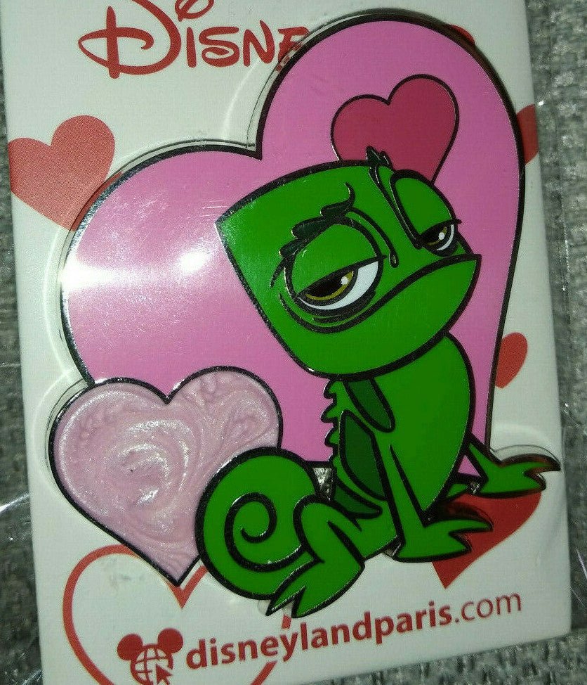Pascal (Tangled) in Heart Valentine Series Disney Land Paris Dlp Dlrp 2022 Pin