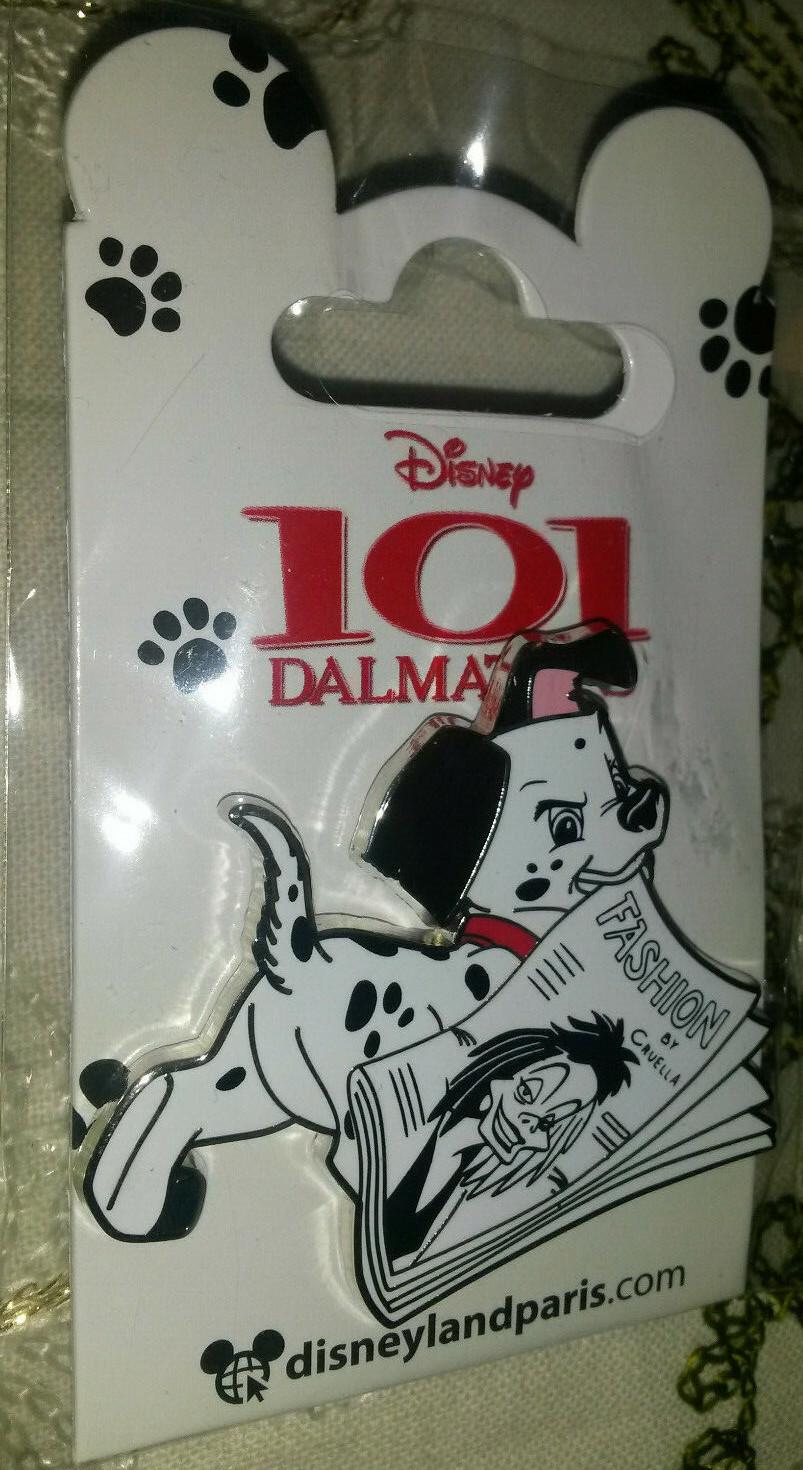 Patch Puppy Newspaper Cruella Dalmatian Series Disney Paris Dlp Dlrp 01 2020 Pin