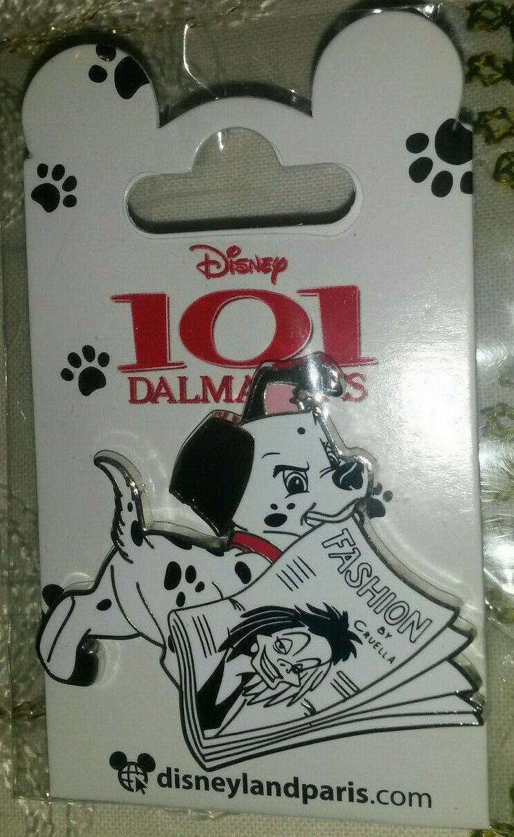 Patch Puppy Newspaper Cruella Dalmatian Series Disney Paris Dlp Dlrp 01 2020 Pin