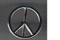 Peace And Love Silver Colour Pin