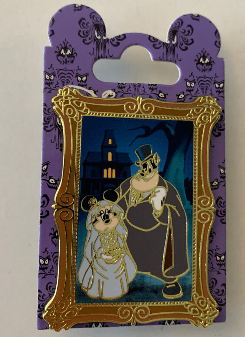 Pete Minnie Bride Phantom Manor - Haunted Mansion Disney Paris DLP Oct 2024 Pin