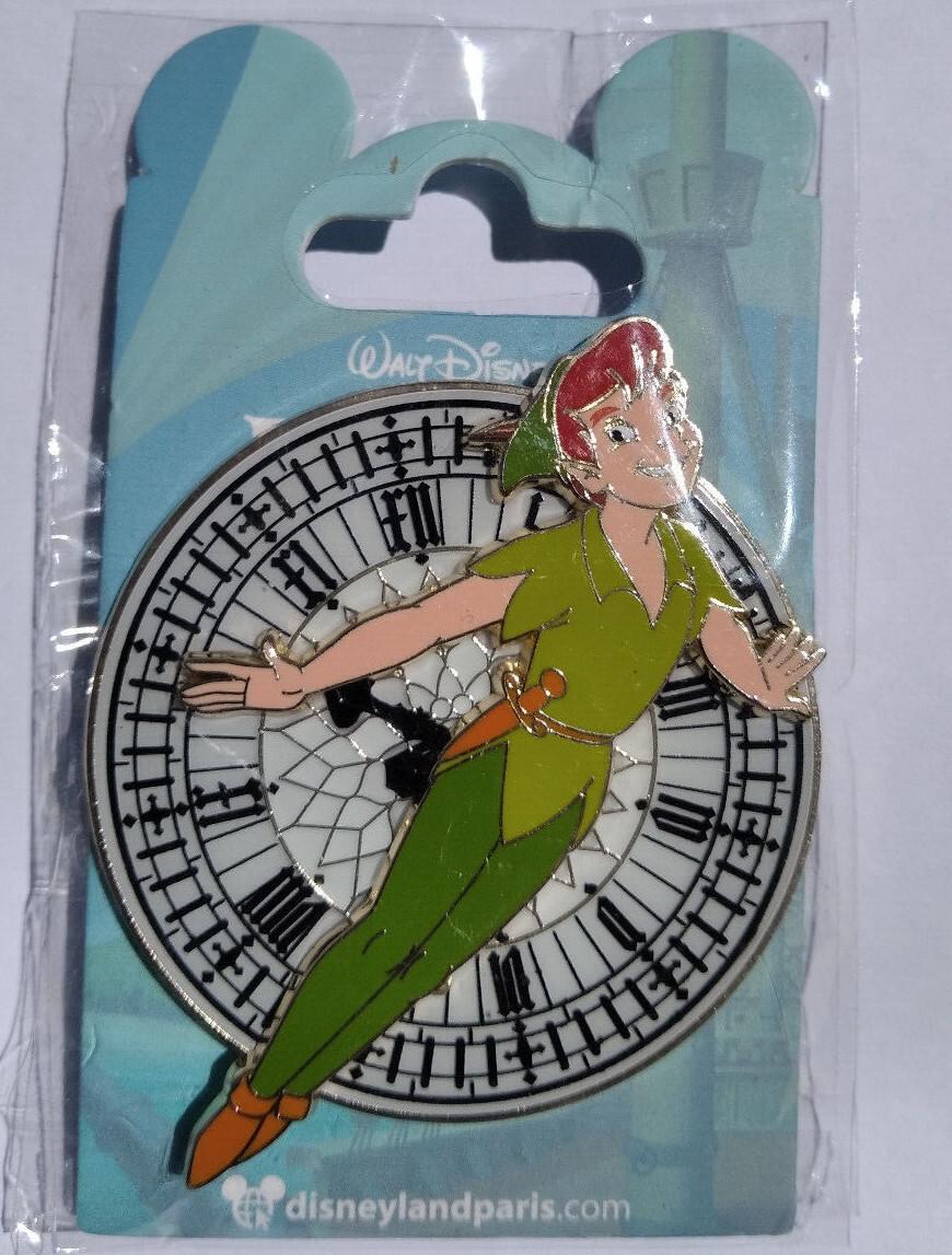 Peter Pan Flying over Big Ben London Clock Disney Land Paris Dlp 2022 Pin