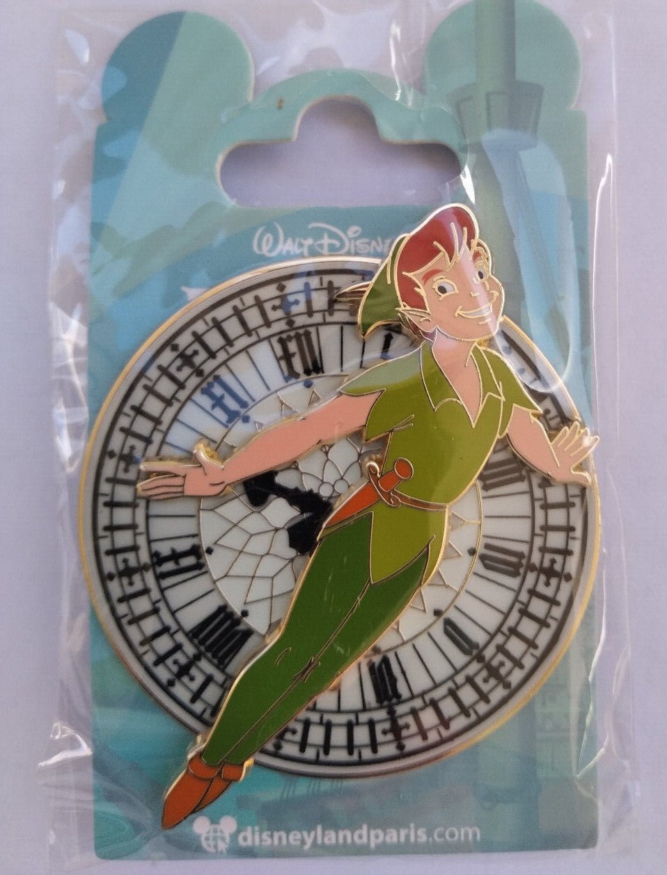 Peter Pan Flying over Big Ben London Clock Disney Land Paris Dlp 2022 Pin