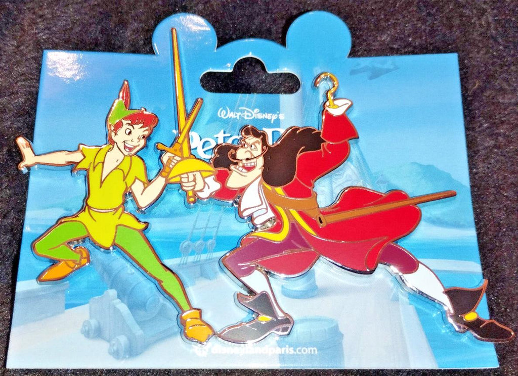 Peter Pan Hook Crossing Swords Disney Land Paris Dlp Nov 2023 Jumbo Pin
